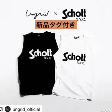 [택 포함 새상품] Scott 별주 컷오프 탱크 탱크탑 블랙