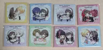 CLOCK ZERO 스퀘어 캔뱃지 벌스데이 ver. 전 8종 세트