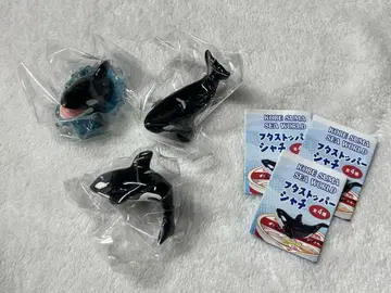 스마 씨월드 오리지널 가챠가챠 뚜껑 스토퍼 오카미 피규어
