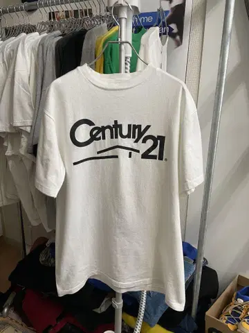 90년대 Century21 로고 봄/여름 티셔츠