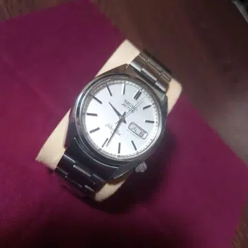 세이코 오토매틱 시계 실버 다이얼