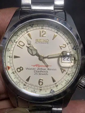 SEIKO 4S15-6000 세이코 알피니스트 자동 감기