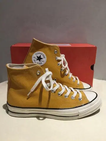 미사용 새상품 Chuck CT70 썬플라워 27.5cm