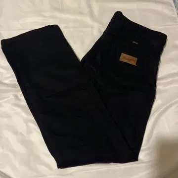 Wrangler 블랙 스트레이트 데님 32 미사용품