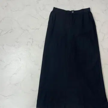 카구레 절개 원톤 지퍼 플라이 다트 포켓 롱 스커트 2