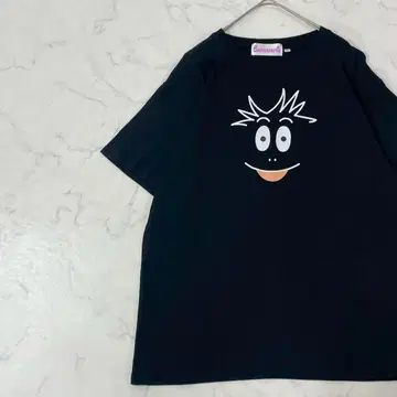 BARBAPAPA 빅 사이즈 캐릭터 프린트 반팔 티셔츠 LL
