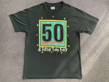 90년대 "Hanes Fifty-Fifty" 티셔츠 USA 싱글 스티치