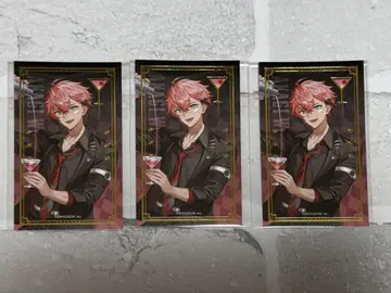 니지산지 HEROIC BAR 금박 칵테일 카드 아카기 웬