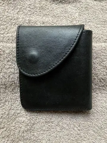 Hender Scheme 블랙 접이식 지갑 핸더 스킴