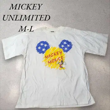 MICKEY UNLIMITED 미키 티셔츠 M-L