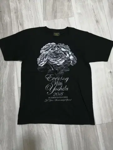 Evening With Yoshiki 2018 티셔츠 M YOSHIKI