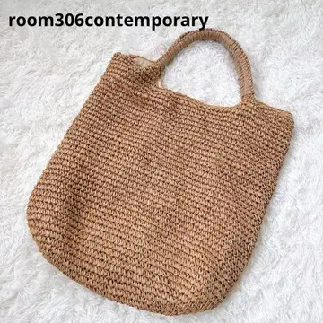room306contemporary 뜨개질 토트백 소가죽 가죽 A4