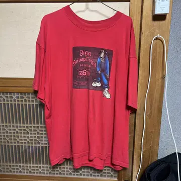 90's Bigg Snoop Dogg Jeans 티셔츠 XL 레드