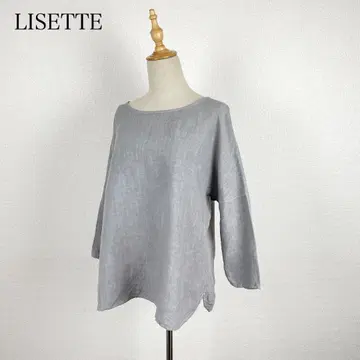 Lisette 린넨 100% 린넨 블라우스 일본제