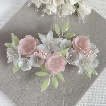 빅 머리핀 '축복 ~summer bouquet'