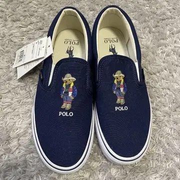 택 포함 새상품 랄프 로렌 폴로 베어 스니커즈 슬립온 폴로 베어 27cm