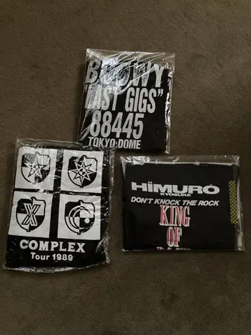 BOOWY COMPLEX 히무로 쿄스케 투어 탱크탑 세트
