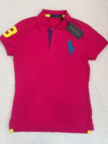 Ralph Lauren 핑크 폴로 셔츠 반팔