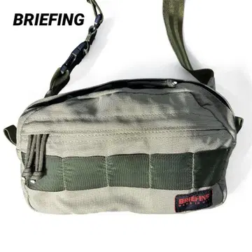 BRIEFING 브리핑 숄더백 카키