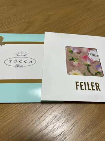 FEILER 꽃무늬 TOCCA 손수건