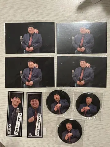 롱 코트 대디 스티커 캔뱃지 미니 카드