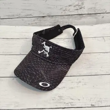 OAKLEY 선바이저 올 패턴 블랙 골프