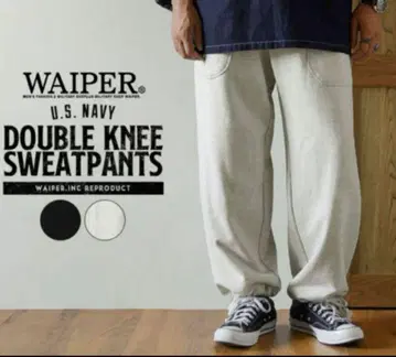 WAIPER 더블니 스웨트 팬츠