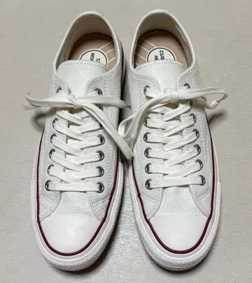 컨버스 에딕트 21AW 척테일러 가죽 화이트 27cm