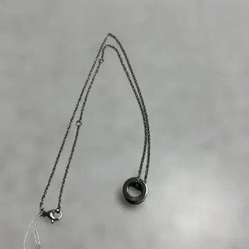블랙 스테인리스 스틸 목걸이