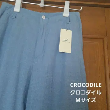 택 포함 새상품 CROCODILE 와이드 팬츠