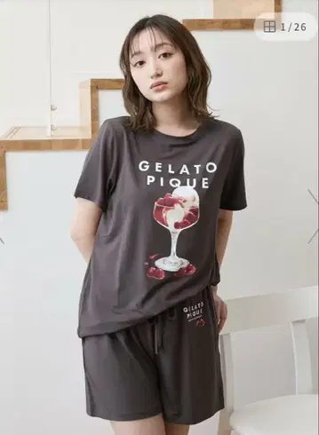 gelato pique 숏 팬츠 다크 브라운