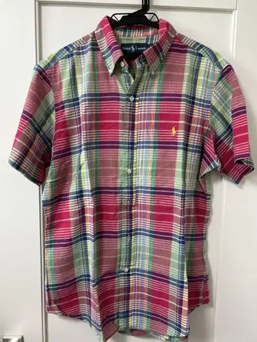 Ralph Lauren 마드라스 체크 셔츠 M