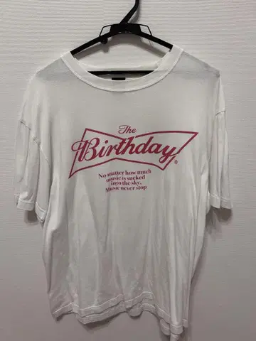 The Birthday 2019 티셔츠 L 사이즈 화이트