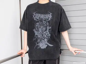 crazy raccoon 락의 날 티셔츠 달마 이즈고 아리사카 바닐라