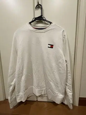 TOMMY HILFIGER 프렌치 테리 로고 롱 슬리브 맨투맨