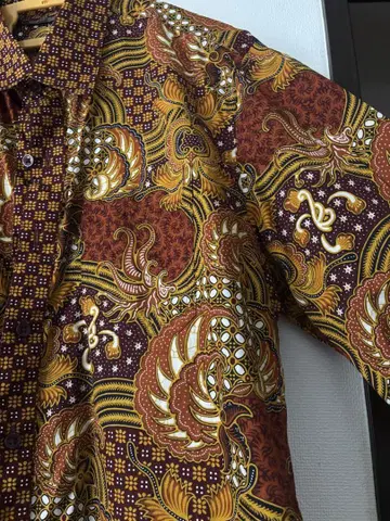 Batik Keris 바틱 셔츠 M 사이즈 긴팔 셔츠