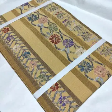 오비야 사마츠 순수 실크 나고야 오비(약 24cm)