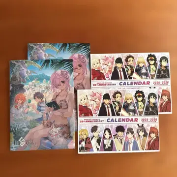 LA anime expo 2025 클리어 파일 달력 2세트