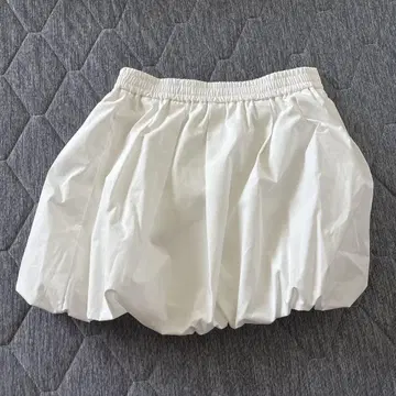 지유 버블 헴 미니 스커트