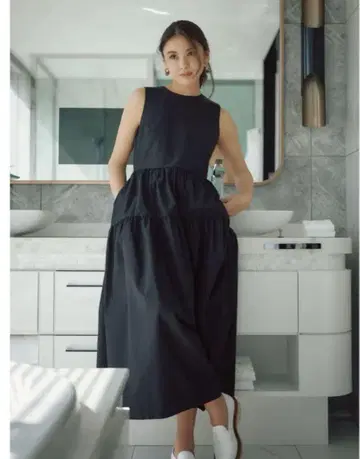 UNITED ARROWS 오픈 백 원피스