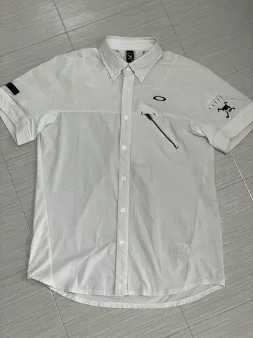Oakley 남성용 골프 셔츠 화이트