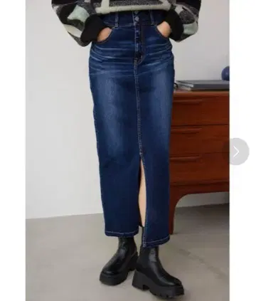 AZUL DENIM 하이 웨스트 스커트