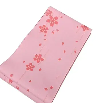 하나 반폭 오비 리버서블 벚꽃 핑크