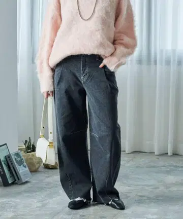 SOMETHING 별주 freaks store 데님 팬츠
