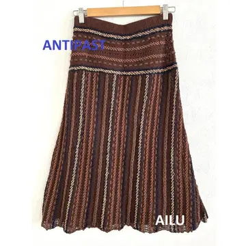 ANTIPAST 니트 스커트 F 브라운 54978