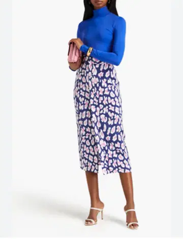 DIANE VON FURSTENBERG 레오파드 무늬 타이트 스커트 6