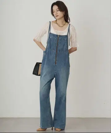 LOUNGEDRESS 라운지 드레스 데님 올인원 S 데님 살로펫