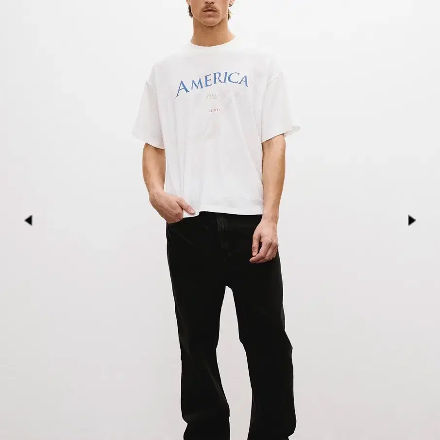 RECTO | 렉토 [L] Recto 25ss America 1992 Linen Blend T-shirt on