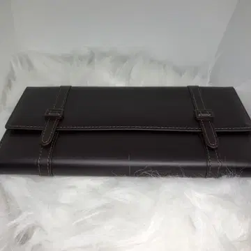 가죽 다크 브라운 장지갑
