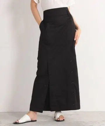 EDITION 폴리에스테르 코튼 펜슬 스커트